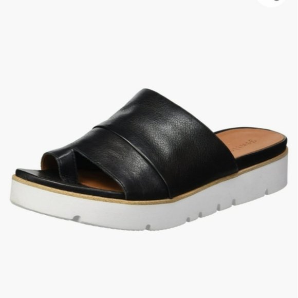 gentle souls Shoes - Gentle Souls Lavern Toe Ring Platform Slides